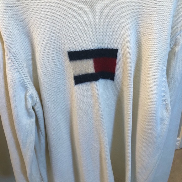 Tommy Hilfiger heavy all knit flagship sweater XL! - Picture 5 of 7